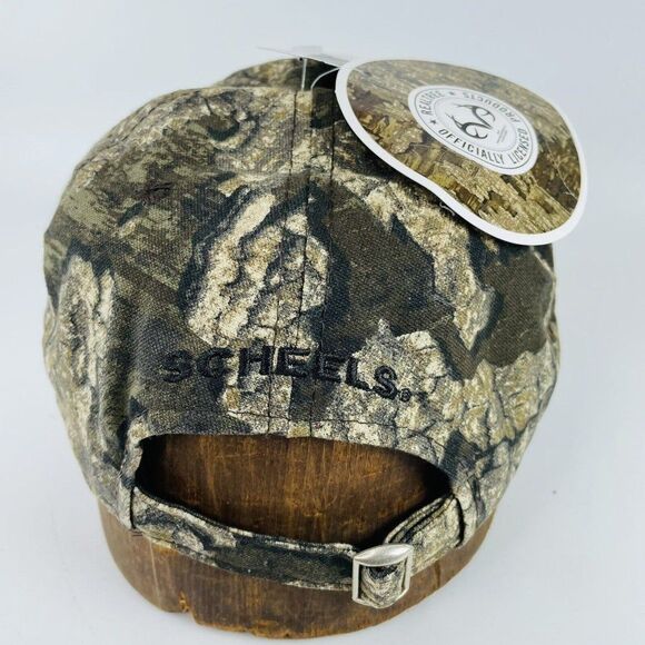 Scheels Outfitters Camo Strapback Trucker Hat Hunting Ball Cap Embroidered Duck - Picture 6 of 12